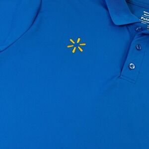Walmart Employee Uniform Polo Blue Men's Large